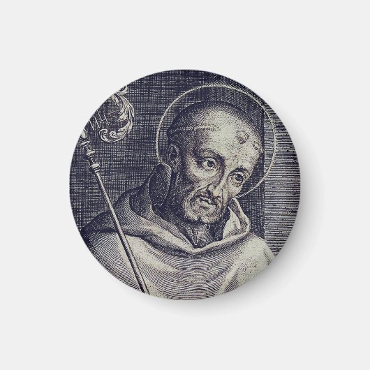 Saint Bernard von Clairvaux Magnet (Vorne)