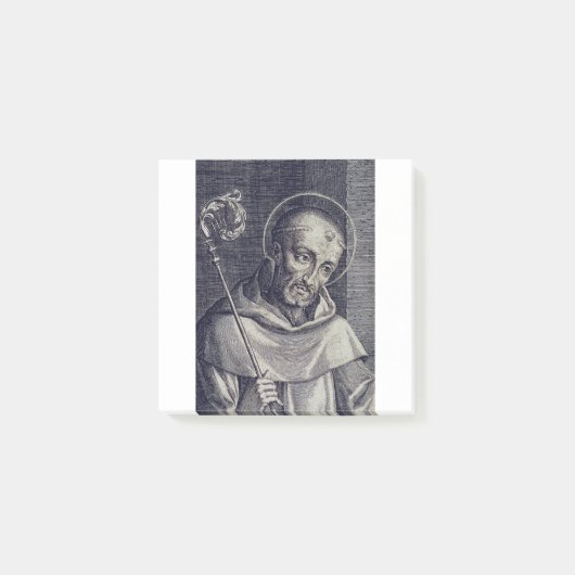Saint Bernard von Clairvaux Post-it Klebezettel (Vorderseite)