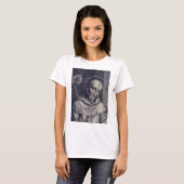 Saint Bernard von Clairvaux T-Shirt (Vorne ganz)