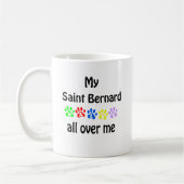 Saint Bernard Walks Design Kaffeetasse (Links)