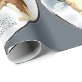 Saint Bernard Weihnachten Geschenkpapier (Rolleneckpunkt)