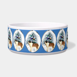 Saint Bernard Weihnachten Napf