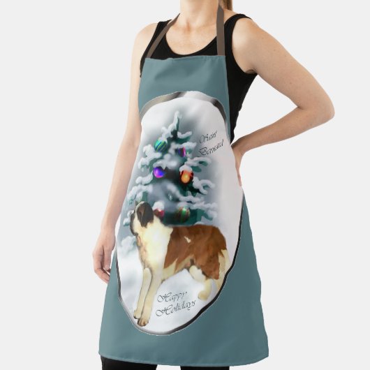 Saint Bernard Weihnachtsgeschenke Schürze (InSitu)