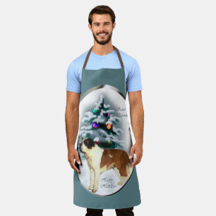 Saint Bernard Weihnachtsgeschenke Schürze