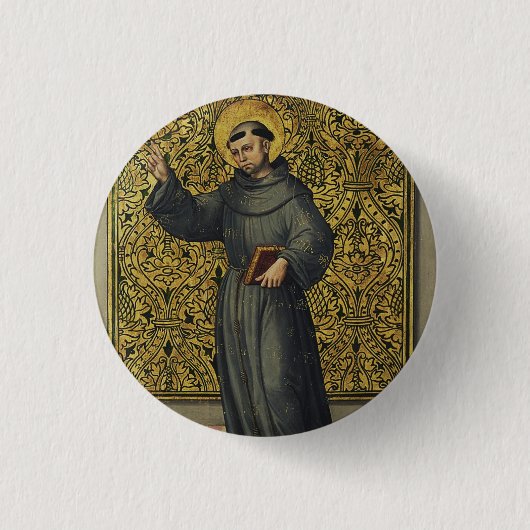 Saint Bernardino von Siena Button (Vorderseite)