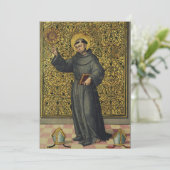 Saint Bernardino von Siena Einladung (Stehend Vorderseite)
