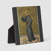 Saint Bernardino von Siena Fotoplatte (Vorderseite)