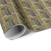 Saint Bernardino von Siena Geschenkpapier (Rolleneckpunkt)