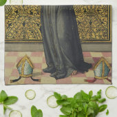Saint Bernardino von Siena Geschirrtuch (Gefaltet)