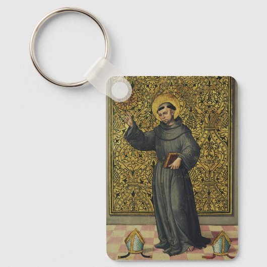 Saint Bernardino von Siena Schlüsselanhänger (Vorderseite)