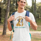 Saint Bernese Custom dog dad T - Shirt