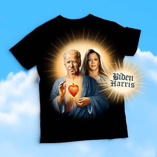 Saint Biden Harris Gebet Candle T-Shirt