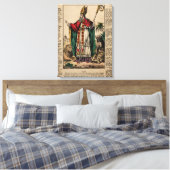 Saint Blaise. Farbige Lithographie / Leinwanddruck (Insitu (Schlafzimmer))
