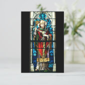 Saint Blaise von Sebaste Dankeskarte (Stehend Vorderseite)