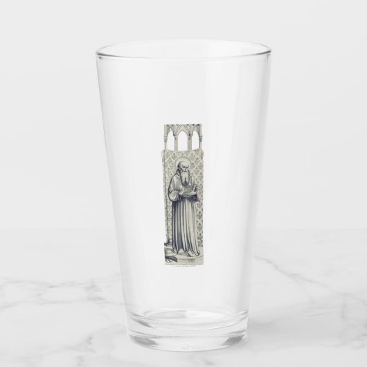 Saint Bonaventure Seraphic Doctor Glas (Vorderseite)