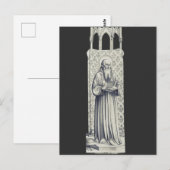 Saint Bonaventure Seraphic Doctor Postkarte (Vorne/Hinten)