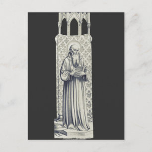 Saint Bonaventure Seraphic Doctor Postkarte