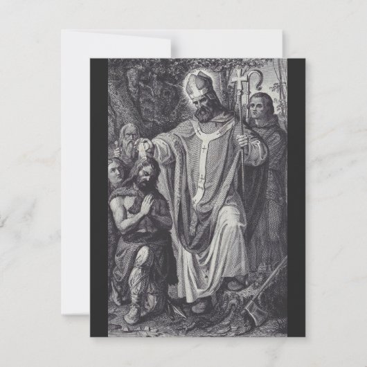 Saint Boniface Englischer Benediktinermönch (Vorderseite)