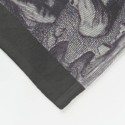 Saint Boniface Englischer Benediktinermönch Fleecedecke (Ecke)