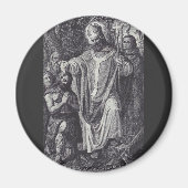 Saint Boniface Englischer Benediktinermönch Magnet (Vorne)