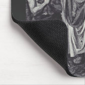 Saint Boniface Englischer Benediktinermönch Mousepad (Ecke)