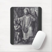 Saint Boniface Englischer Benediktinermönch Mousepad (Mit Mouse)