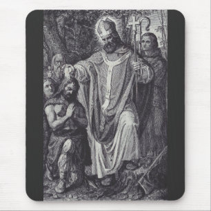 Saint Boniface Englischer Benediktinermönch Mousepad