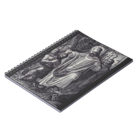 Saint Boniface Englischer Benediktinermönch Notizblock (Linke Seite)