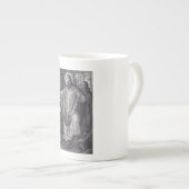 Saint Boniface Englischer Benediktinermönch Porzellantasse (Vorderseite Rechts)