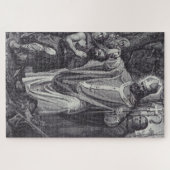Saint Boniface Englischer Benediktinermönch Puzzle (Horizontal)