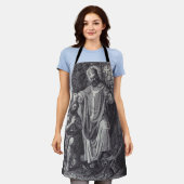 Saint Boniface Englischer Benediktinermönch Schürze (Getragen)