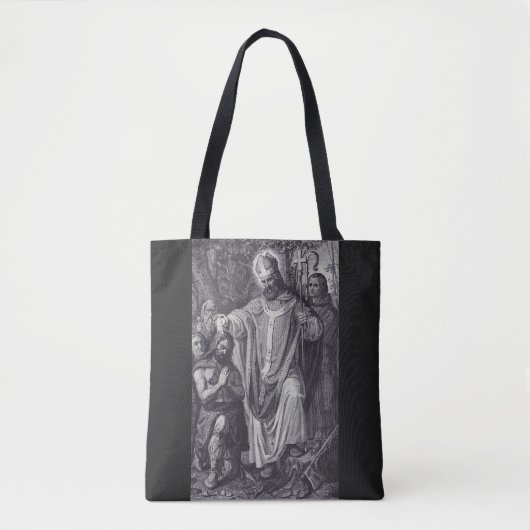 Saint Boniface Englischer Benediktinermönch Tasche (Vorderseite)