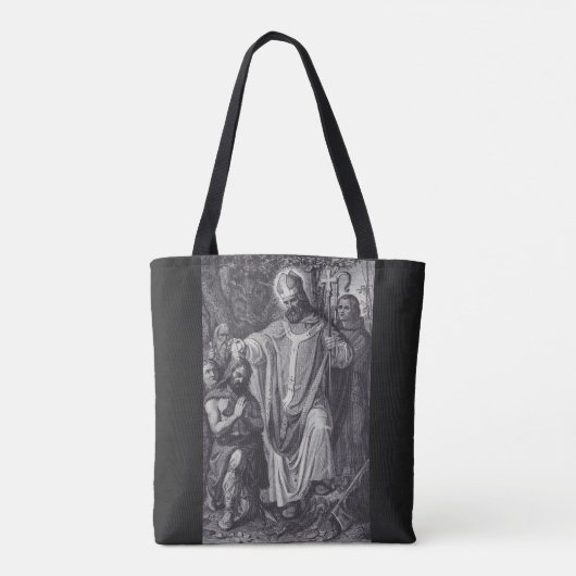 Saint Boniface Englischer Benediktinermönch Tasche (Rückseite)