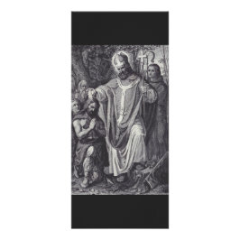 Saint Boniface Englischer Benediktinermönch Werbekarte