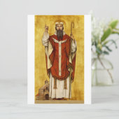 Saint Boniface von Albrecht de Vriendt Dankeskarte (Stehend Vorderseite)