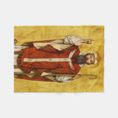 Saint Boniface von Albrecht de Vriendt Fleecedecke (Vorderseite (Horizontal))