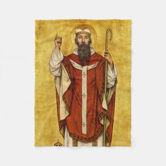 Saint Boniface von Albrecht de Vriendt Fleecedecke (Vorderseite)