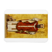 Saint Boniface von Albrecht de Vriendt Magnet (Horizontal)
