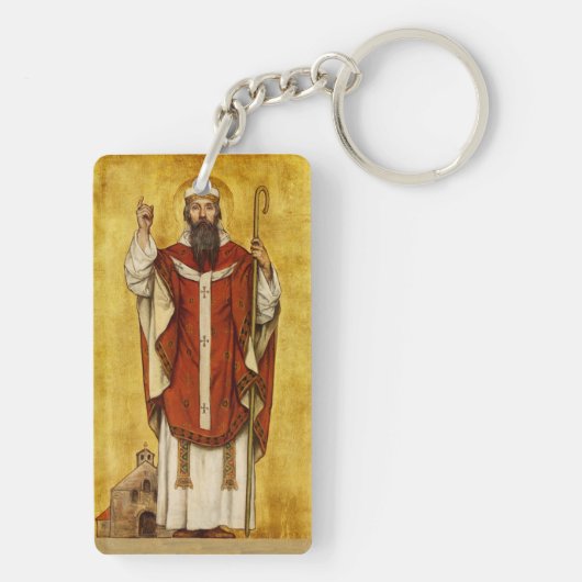 Saint Boniface von Albrecht de Vriendt Schlüsselanhänger (Rückseite)