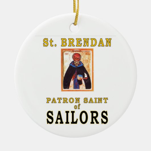 SAINT BRENDON KERAMIKORNAMENT (Vorne)