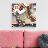 "Saint Bride" Angel Art von John Duncan Leinwanddruck (Insitu (Wohnzimmer))