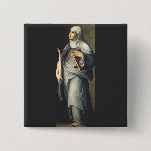 Saint Bridget von Schweden Button (Vorderseite)