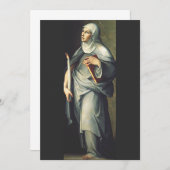 Saint Bridget von Schweden Dankeskarte (Vorne/Hinten)