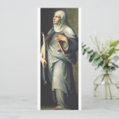 Saint Bridget von Schweden Einladung (Stehend Vorderseite)