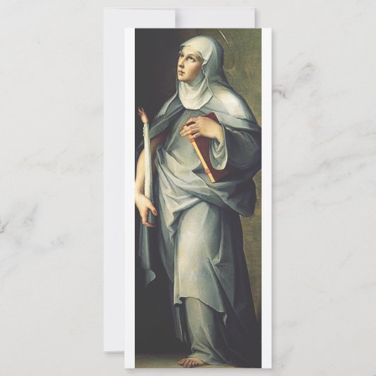 Saint Bridget von Schweden Einladung (Vorderseite)