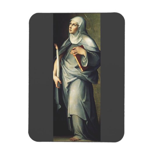 Saint Bridget von Schweden Magnet (Vertikal)
