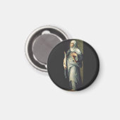 Saint Bridget von Schweden Magnet (Vorderseite/Rückseite)