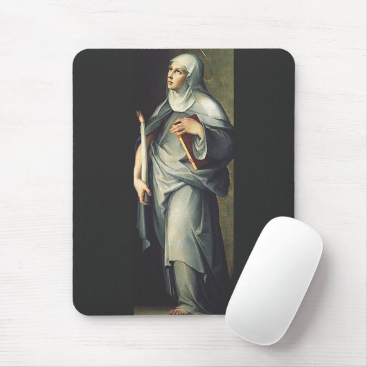 Saint Bridget von Schweden Mousepad (Mit Mouse)