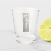 Saint Bridget von Schweden Schnapsglas (Rückseite)