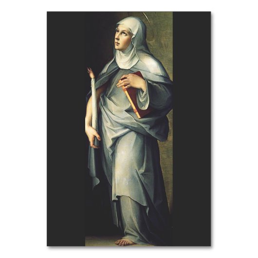 Saint Bridget von Schweden Tischnummer (Vorderseite)